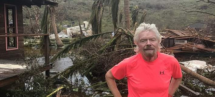 Εικόνες Αποκάλυψης στο νησί χλιδής του Μπράνσον -Η Ιρμα ισοπέδωσε τον «παράδεισο» [εικόνες]